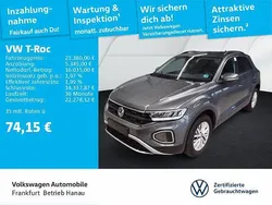 Indiumgrau metallic Gebraucht 2024 VW T-Roc Life SUV | 21.380 € (Guter Preis)