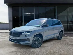 Seda steel/steel grau Gebraucht 2024 Skoda Karoq SportLine SUV | 33.250 € (Fairer Preis)