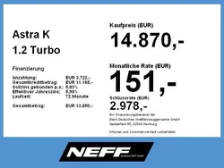 Rot Gebraucht 2021 Opel Astra Edition Limousine | 14.870 € (Guter Preis)