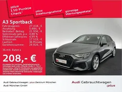 Grau Gebraucht 2023 Audi A3 Sportback e-tron S-Line Limousine | 34.651 € (Teuer)