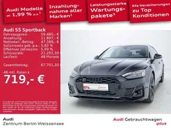 Schwarz Gebraucht 2024 Audi S5 Sportback Ambiente Kleinwagen | 59.485 € (Fairer Preis)