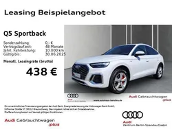Weiß Gebraucht 2024 Audi Q5 Sportback S-Line SUV | 51.870 € (Fairer Preis)