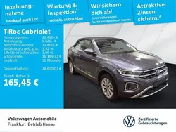 Grau Gebraucht 2024 VW T-Roc Cabriolet Style Cabrio | 26.480 € (Guter Preis)