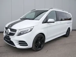 Bergkristallweiß metallic Gebraucht 2019 Mercedes V300 AMG line Van / Kleinbus | 45.780 € (Superpreis)