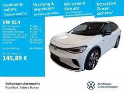 Gletscherweiß metallic/schwarz Gebraucht 2025 VW ID.4 GTX SUV | 45.980 € (Fairer Preis)