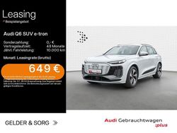 Gletscherweiß metallic Gebraucht 2024 Audi Q6 e-tron Ambiente SUV | 66.999 € (Fairer Preis)