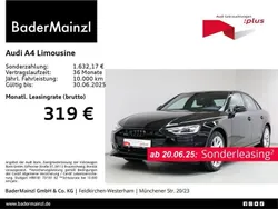 Mythosschwarz metallic Gebraucht 2024 Audi A4 Advanced Plus Limousine | 36.950 € (Fairer Preis)