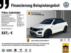Weiß Gebraucht 2021 VW T-Roc Cabriolet R-line Cabrio | 23.888 € (Guter Preis)