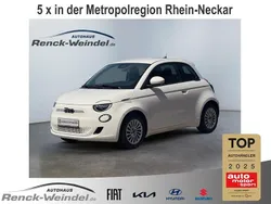 Arktis weiß) (weiss Gebraucht 2021 Fiat 500e Action Kleinwagen | 14.989 € (Etwas zu teuer)