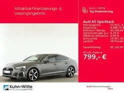 Grau Gebraucht 2025 Audi A5 Sportback S-Line Limousine | 52.499 €