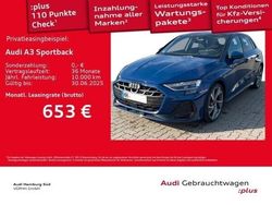 Blau (9w ascariblau metallic) Gebraucht 2025 Audi A3 Sportback Ambiente Kleinwagen | 49.951 €