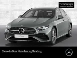 Mountain grau Gebraucht 2023 Mercedes A200 AMG Limousine | 33.450 € (Fairer Preis)