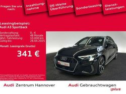 Mythosschwarz metallic Gebraucht 2024 Audi A3 S-Line Limousine | 39.950 € (Teuer)
