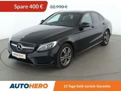 Schwarz Gebraucht 2018 Mercedes C400 AMG line Limousine | 32.590 € (Fairer Preis)