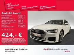 Gletscherweiß metallic Gebraucht 2021 Audi A6 Ambiente Kombi | 45.901 € (Teuer)