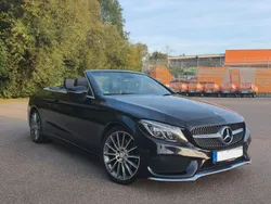 Schwarz Gebraucht 2017 Mercedes C220 AMG line Cabrio | 24.500 € (Fairer Preis)