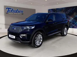 Obsidianschwarz metallic Gebraucht 2022 Ford Explorer Hybrid Platinum SUV | 49.890 € (Fairer Preis)