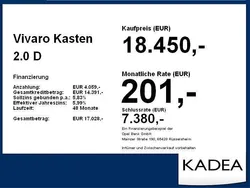 Schwarz Gebraucht 2019 Opel Vivaro Van | 18.450 € (Superpreis)