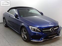 Blau metallic Gebraucht 2018 Mercedes C250 AMG line Cabrio | 33.700 € (Teuer)