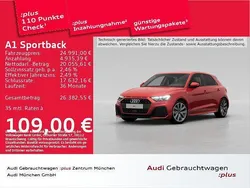 Rot Gebraucht 2024 Audi A1 Sportback S-Line Kleinwagen | 24.991 € (Fairer Preis)