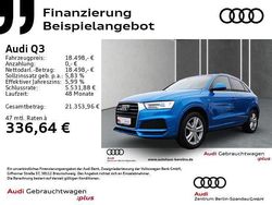 Blau Gebraucht 2018 Audi Q3 S-Line SUV | 18.498 € (Superpreis)