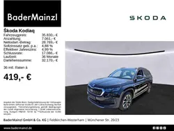 Blackmagic perleffekt (metallic) Gebraucht 2022 Skoda Kodiaq Clever SUV | 35.830 € (Fairer Preis)