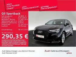 Mythosschwarz metallic Gebraucht 2023 Audi Q3 Sportback S-Line SUV | 34.869 € (Fairer Preis)