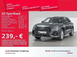 Daytonagrau perleffekt Gebraucht 2024 Audi Q3 Sportback S-Line SUV | 44.225 € (Etwas zu teuer)