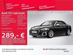 Mythosschwarz metallic/verdeck Gebraucht 2023 Audi S5 Cabriolet Sport Cabrio | 51.082 € (Guter Preis)