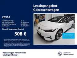 Gletscherweiß metallic/schwarz Gebraucht 2025 VW ID.7 Limousine | 53.930 € (Teuer)