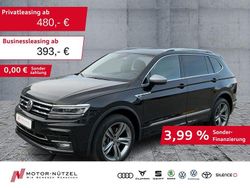 Schwarz Gebraucht 2021 VW Tiguan Allspace R-line SUV | 36.230 € (Etwas zu teuer)