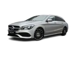Polarsilber metalliclack Gebraucht 2018 Mercedes CLA220 Shooting Brake AMG line Kombi | 25.450 € (Fairer Preis)