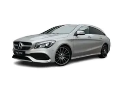 Polarsilber metalliclack Gebraucht 2018 Mercedes CLA220 Shooting Brake AMG line Kombi | 25.450 € (Fairer Preis)