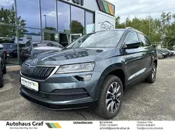 Quarzgrau metallic Gebraucht 2020 Skoda Karoq Drive SUV | 24.990 € (Fairer Preis)