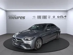 Grau Gebraucht 2024 Mercedes C180 AMG line Limousine | 39.444 € (Fairer Preis)