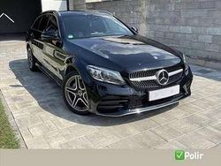 Schwarz Gebraucht 2019 Mercedes C220 AMG line Kombi | 31.500 €