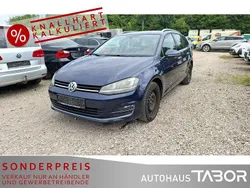 Night blue metallic Gebraucht 2014 VW Golf VII Highline Kombi | 7.485 € (Guter Preis)