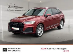 Rot (matadorrot metallic) Gebraucht 2022 Audi Q7 S-Line SUV | 62.880 € (Superpreis)