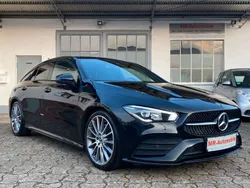 Kosmosschwarz metalliclack Gebraucht 2019 Mercedes CLA220 AMG line Limousine | 25.950 € (Superpreis)