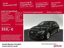Schwarz Gebraucht 2022 Audi A3 S-Line Limousine | 28.700 € (Fairer Preis)