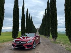 Rot Gebraucht 2017 Mercedes C180 AMG line Cabrio | 32.200 €