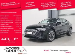 Mythosschwarz Gebraucht 2023 Audi Q8 e-tron S-Line SUV | 47.420 € (Superpreis)