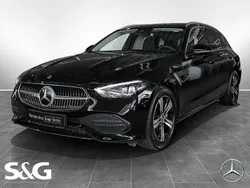 Metalliclack obsidianschwarz Gebraucht 2024 Mercedes C220 Avantgarde Kombi | 37.500 € (Guter Preis)