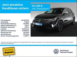 Schwarz / deep black Gebraucht 2022 VW T-Roc R SUV | 33.393 € (Etwas zu teuer)