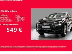 Schwarz Neu 2025 Audi Q6 e-tron Ambiente SUV | 60.767 € (Guter Preis)