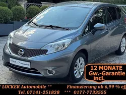 Grau Gebraucht 2015 Nissan Note Acenta+ Van / Kleinbus | 6.990 € (Fairer Preis)
