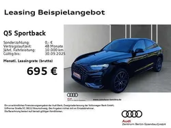 Schwarz Neu 2025 Audi Q5 Sportback S-Line SUV | 63.590 € (Fairer Preis)