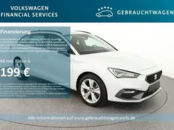 Weiß Gebraucht 2021 Seat Leon ST FR-Line Kombi | 20.900 € (Fairer Preis)