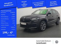 Schwarz / blackmagic (metallic) Gebraucht 2022 Skoda Kodiaq SportLine SUV | 30.980 € (Fairer Preis)