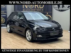 Deep black perleffek (metallic) Gebraucht 2021 VW Polo R-line Limousine | 17.490 € (Superpreis)